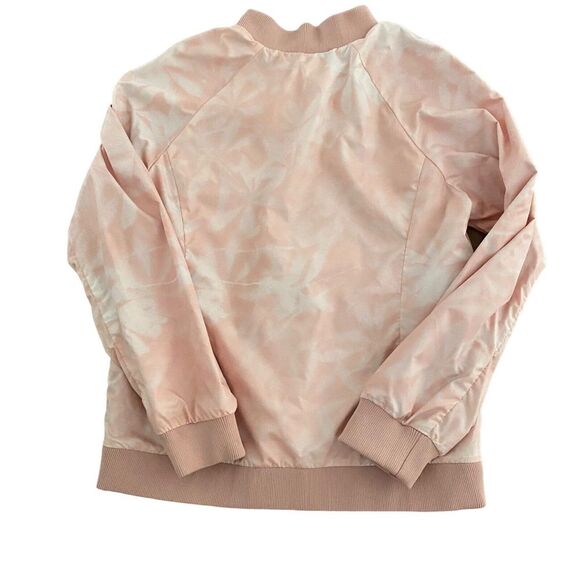 The North Face Pink Full Zip Jacket Girls XL 18 Windbreaker‎ Tie Dye Windwall - Picture 13 of 14